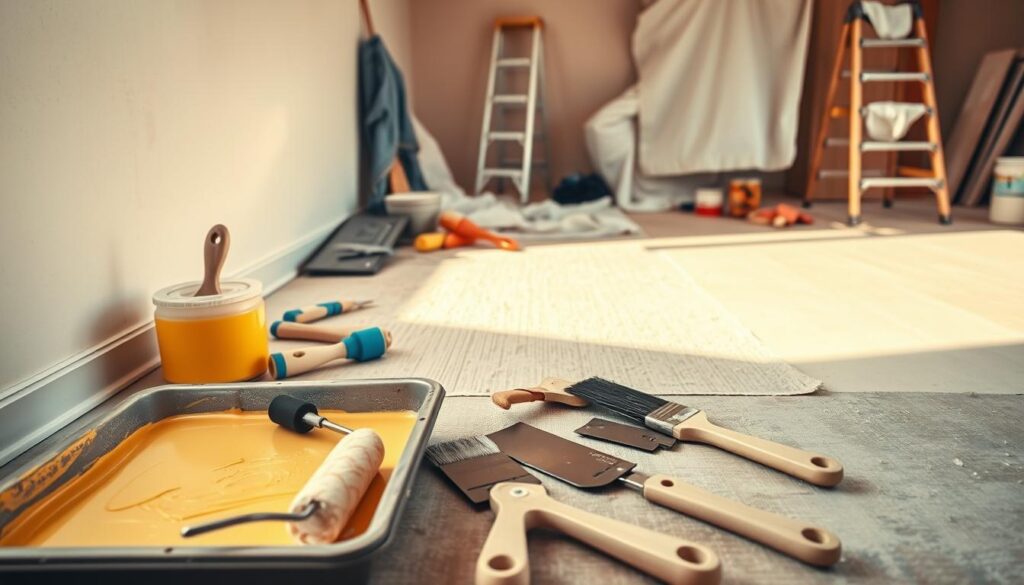 تجهيز السطح قبل الدهان