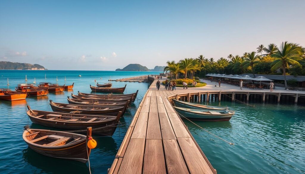 تركيب بديل الخشب أبحر