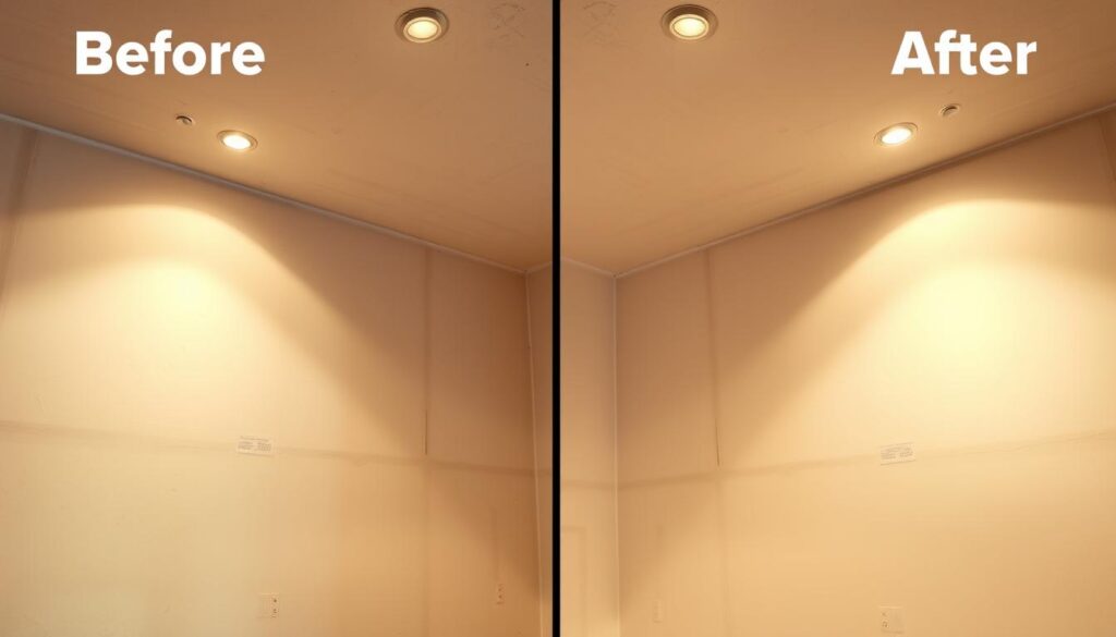 قبل وبعد جبس بورد